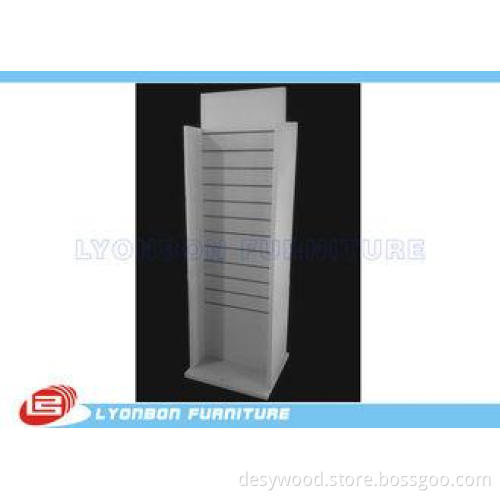 Paint Finished White Slatwall Display Accessories For Shop